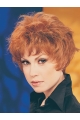 Synthetic Cropped Straight Auburn Modern Classic Wigs