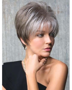 Cropped Capless Better Synthetic Wig Grey
