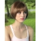 Monofilament 8" Bob Synthetic Straight Brown Wig