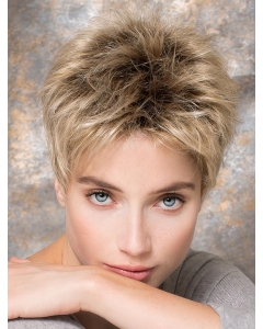 Boycuts Straight Blonde Synthetic 4" Short Hair