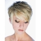 Style Blonde Straight Cropped Synthetic Wigs