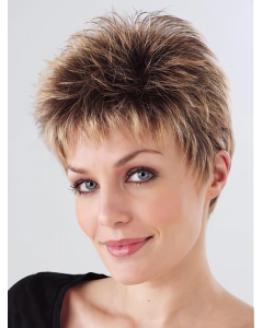 Traditiona Monofilament Straight Cropped Petite Wigs