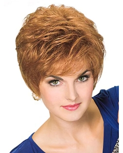Polite Straight Boycuts Blonde Short Wigs