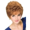 Polite Straight Boycuts Blonde Short Wigs