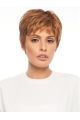 Polite Auburn Boycuts Straight Short Wigs