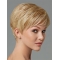 Stylish Blonde Straight Cropped Synthetic Wigs