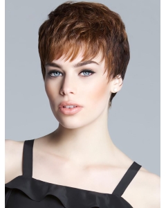 Monofilament Trendy Boycuts Straight Short Wigs