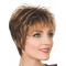 Fashionable Auburn Boycuts Straight Short Wigs
