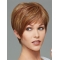 Comfortable Brown Straight Cropped Synthetic Wigs