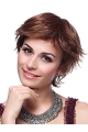Fabulous Auburn Layered Straight Short Wigs