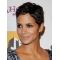 Straight Black Full Lace Cropped Boycuts Halle Berry Wigs