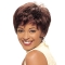 Stylish Auburn Straight Cropped African American Wigs
