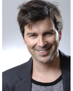 Cosy Black Straight Cropped Men Wigs