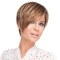 Blonde Easeful Layered Straight Short Wigs