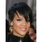 Traditiona Black Lace Front Cropped Rihanna Wigs