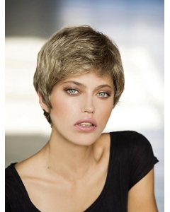 Boycuts Synthetic Blonde Wavy 6" Mono Top Wig