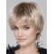 Blonde Wavy Cropped Synthetic Bob Wigs