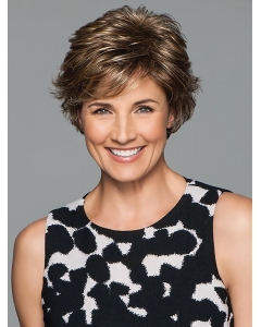 Capless Wavy 8" Layered Good Synthetic Hair