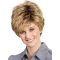 Short Wavy Capless Blonde Boycuts 8" Wigs For Women