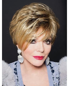 Blonde Wavy Synthetic Good Short Wigs