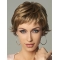 Monofilament Stylish Layered Wavy Short Wigs