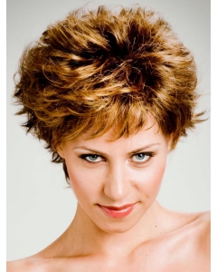 Great Wavy Auburn Boycuts Fantastic Wigs