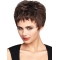 Mature Auburn Boycuts Wavy Short Wigs