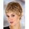 Blonde Polite Boycuts Wavy Short Wigs