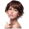 Online Auburn Layered Wavy Short Wigs