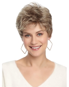 Ideal White Wavy Cropped Classic Wigs