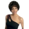 Black Wavy Brazilian Remy Hair Easy Short Wigs