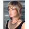 Synthetic 12" Wavy Chin Length Blonde Bob Wigs