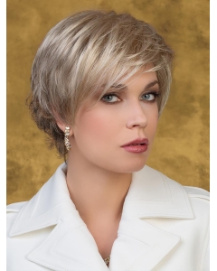 Brown 8" Wavy Chin Length Classic Wigs