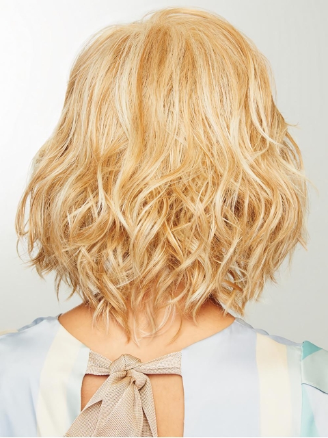 Blonde Capless 12" With Bangs Exquisite Synthetic Wigs