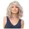 Blonde 100% Hand-Tied 12" With Bangs Ideal Synthetic Wigs