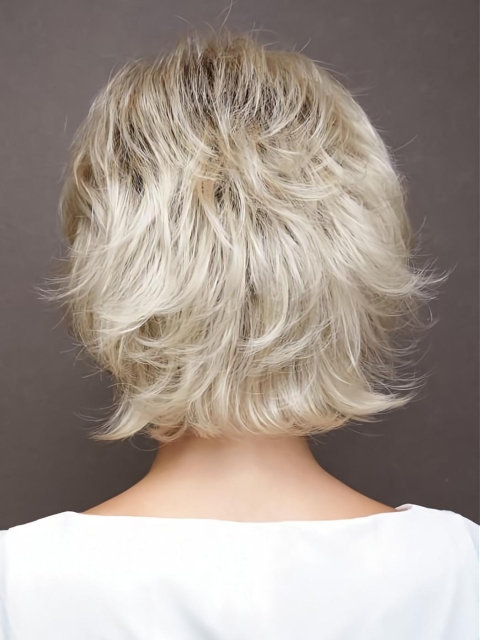 Blonde Capless 8" With Bangs Gorgeous Synthetic Wigs