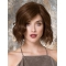 Trendy Brown 10" Wavy Human Hair Wigs 
