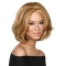 Bobs Fashionable Blonde Wavy Medium Wigs