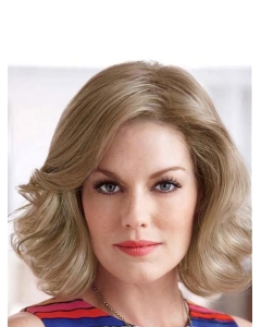 New Blonde Wavy Chin Length Classic Wigs