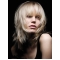 Young Fashion Platinum Blonde Wild And Wispy Style Full Lace Human Wigs