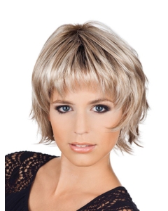 Incredible Wavy Bobs Blonde Short Wigs