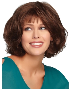 Modern Monofilament Wavy Chin Length Wigs