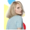 Young Fashion Long Bobs Platinum Blonde Full Lace Human Wigs