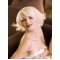 Young Fashion Platinum Blonde Sexy Chin Length Wavy Capless Synthetic Wigs