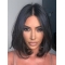 Chin Length 12" Wavy Bobs Lace Front Kim Kardashian Wigs