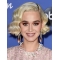 Wavy Blonde Full Lace Chin Length Bobs Katy Perry Wigs
