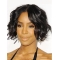Wavy Black Bobs Full Lace Chin Length Kelly Rowland Wigs