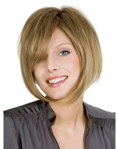 Bobs Faddish Blonde Wavy Medium Wigs