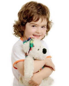 Blonde Wavy Chin Length Kids Wigs