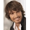 Fashion Brown Wavy Chin Length Men Wigs